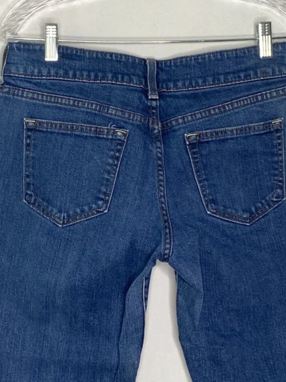 VTG Old Navy The Diva Jeans Ankle Mid Rise Stretch Retro Vibe Medium Wash Sz 10